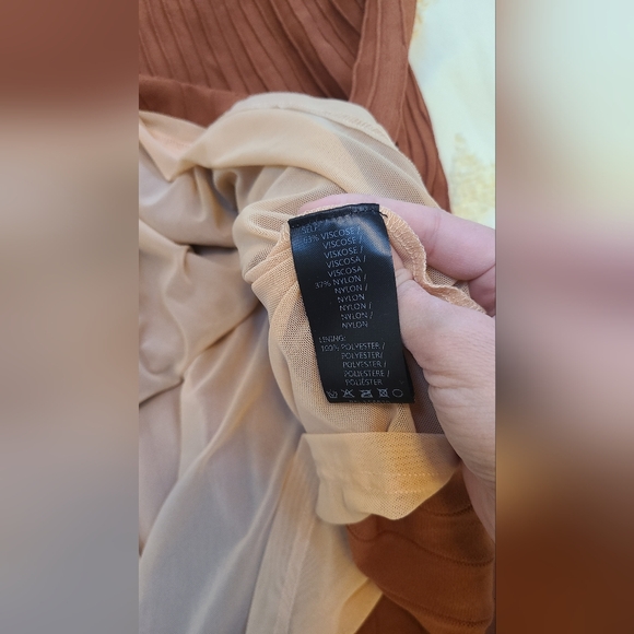 NWT Allison Terracota Brown Sleeveless Dress - Picture 10 of 10